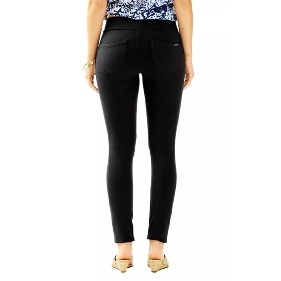 Lilly Pulitzer MIA LEGGING Leggings Black Stretch Pants Size: S NWT - Picture 3 of 8